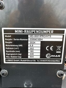 Mini DUMPER LUMAG MD500HPROS/HTS NOVY - 5