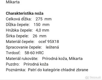 Ruský vojenský nôž Rozvedbat koža - 5