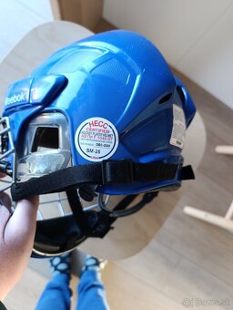 Detska hokejová prilba s košíkom Reebok S - 5