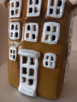 Keramický domček na čajovku 20,5x11,5x7,5 cm - 5