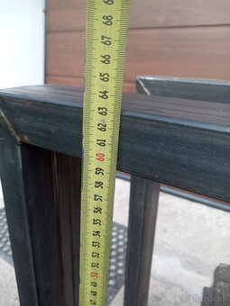 ocelovy ram, stolik - 5