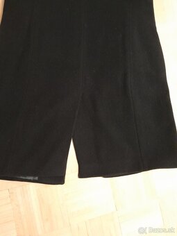 Dámsky  čierny kabát - 5