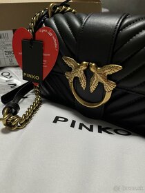 Kožená kabelka PINKO LOVE ONE MINI - 5