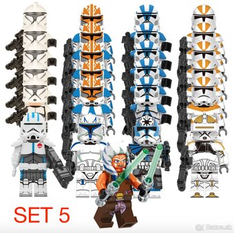 Rôzne figúrky Star Wars 8 (8ks) - typ lego - nové - 5