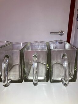 5 ks Sklenena doza, nadoba, zasobnik na pochutiny - 5