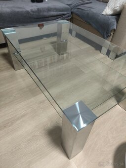 Sklenený konferenčný stolík - 5