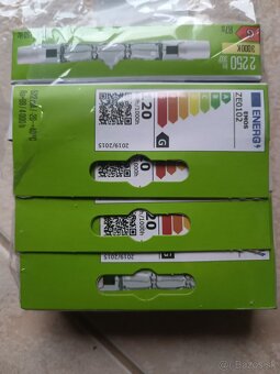 Predám 5ks Lineárne halogénové žiarovky - 5