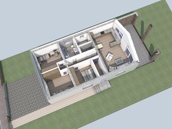 Rodinný dom - holodom v obci Lemešany, pozemok 500 m2 - 5