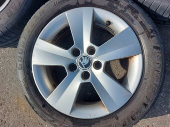 ELEKTRÓNY PNEUMATIKY ŠKODA R15 5X100 6JX15 ET38 - 5