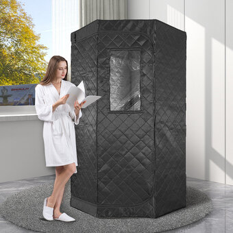 Prenosná infračervená sauna KPI90 90x90x190 cm - 5