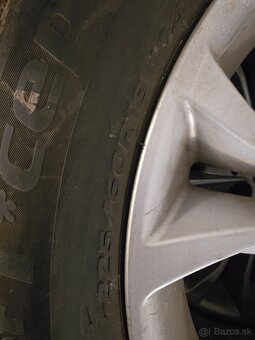 Alu disky r.18+zimné pneu - 5