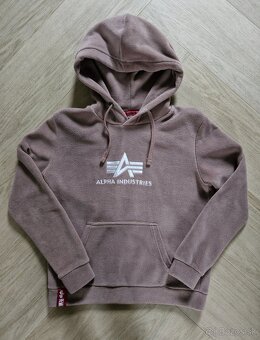 NOVA Tommy Hilfiger biela mikina,Alpha Industries mikina - 5