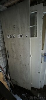 Vintage drevené dvere - 5