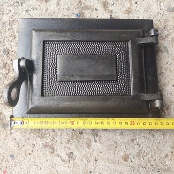 Liatinové dvierka na pec vrchné malé - 5