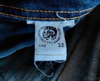 Diesel tmavomodré reg slim fit - 5