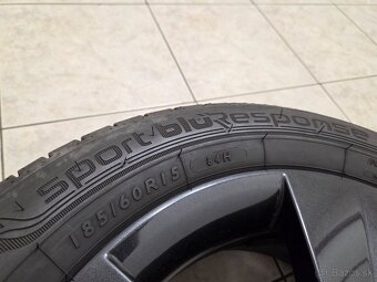 čierne 15" ŠKODA (5x100) + Dunlop - 5