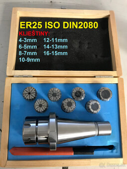 Predám klieštinvoé sady ER25, ER32, ER40 - 5