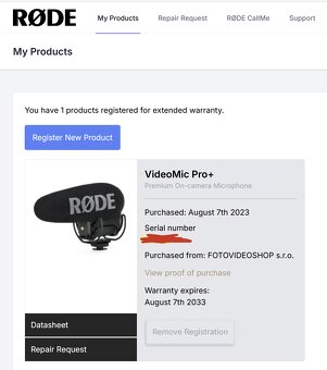 Rode VideoMic Pro+ - (záruka 10 rokov) - 5