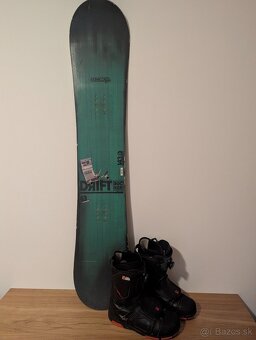 Snowboard a topánky - 5