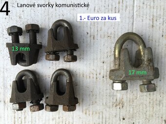 Lanové a otočné svorky rôzne druhy ČSSR - 5
