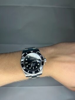 Seiko mod submariner date black - 5