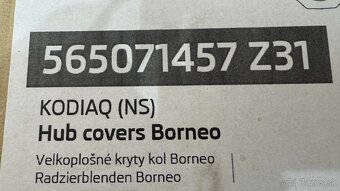 Puklice ŠKODA „BORNEO“ 6,5 J x 17 - 5