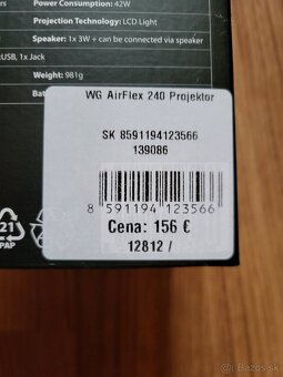 Projektor WG AirFlex 240 4K - 5