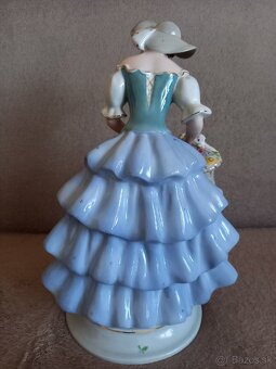 Soska dama v hnedom klobuku royal dux - 5