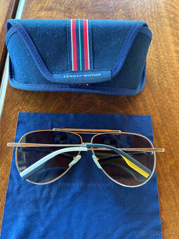 Tommy Hilfiger TH 1006/S J5G ED Gold Brown Aviator - 5
