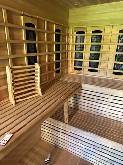 Sauna fínska a infra + ležadlá 2ks - 5