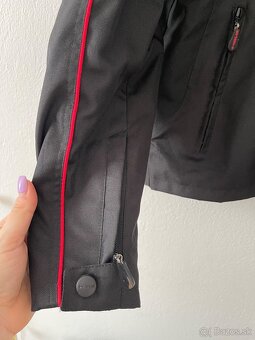 Held motorkárska bunda s chráničmi + nepremokavá vložka, M - 5