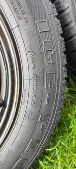 Sada plechových diskov s pneumatikami 4x100,r15 - 5