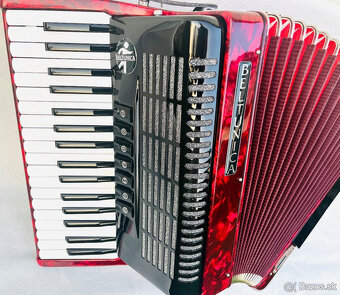 Nový akordeón BELTUNICA VIVALDI 80 basový- krásny zvuk, ľahu - 5