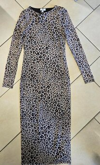 Šaty s leopardim vzorom S - 5