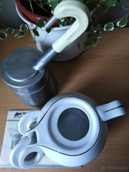 Kávovar "Seherezádé" pre 4 osoby, horná čast je porcelán - 5