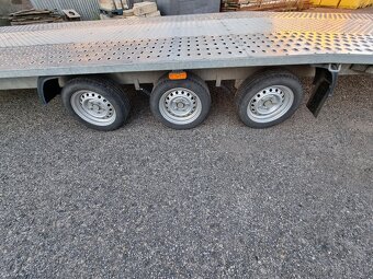Predam privesny vozik 3500kg 3-napravy 6x2m - 5