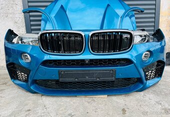 BMW X5M f85 naráznik chladiče kapota blatníky světla led - 5