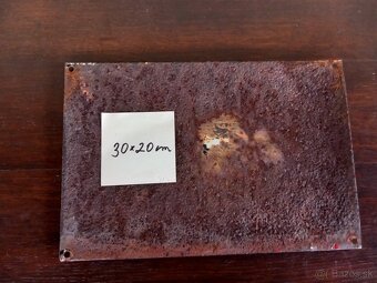 Originál výstražná smaltovaná cedula - 5