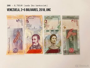 ROZPREDAJ ZBIERKY - bankovky UNC - SADY BANKOVIEK, sada K - 5