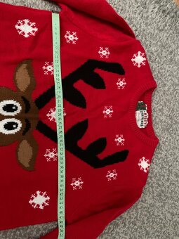 Vianočný sveter so sobom - 5