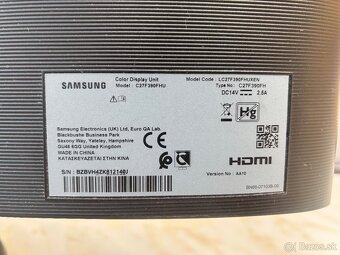 Predám herný zakrivený monitor Samsung 27” (Full HD, VA, 75 - 5