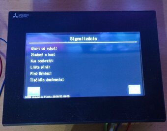 Mitsubishi PLC + LCD + Zdroj - 5
