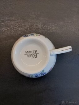 2 šálky s podšálkou zn. Matilda Veroni - 5