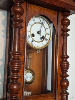 Predám funkčné starožitné hodiny ALTDEUTSCHE (židovky) s jel - 5