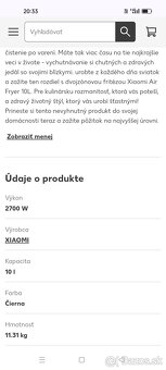 Teplovzdušná fritéza - 5