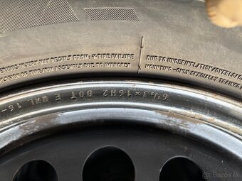 Predám Zimné kolesá na diskoch 205/60 r16 Caddy - 5