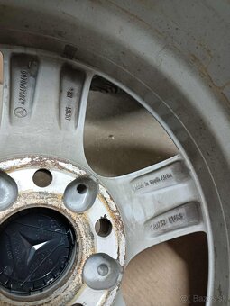 ❄️zimnná 4ks alu disky orig. MB 5x112 R17 pneu 205/45 R17 - 5