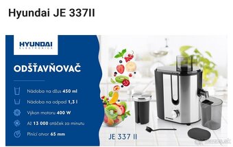 Predám odšťavovač Hyundai - 5
