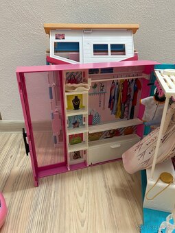 Barbie domček, salon, doplnky - 5