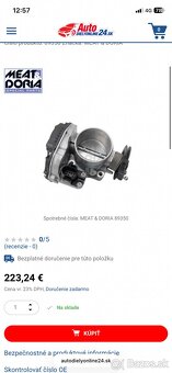 Škrtiaca klapka 1.8T - 5